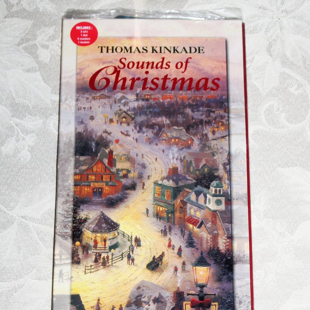 Sealed Thomas Kinkade Sounds of Christmas | DVD & CD Collector's Edition